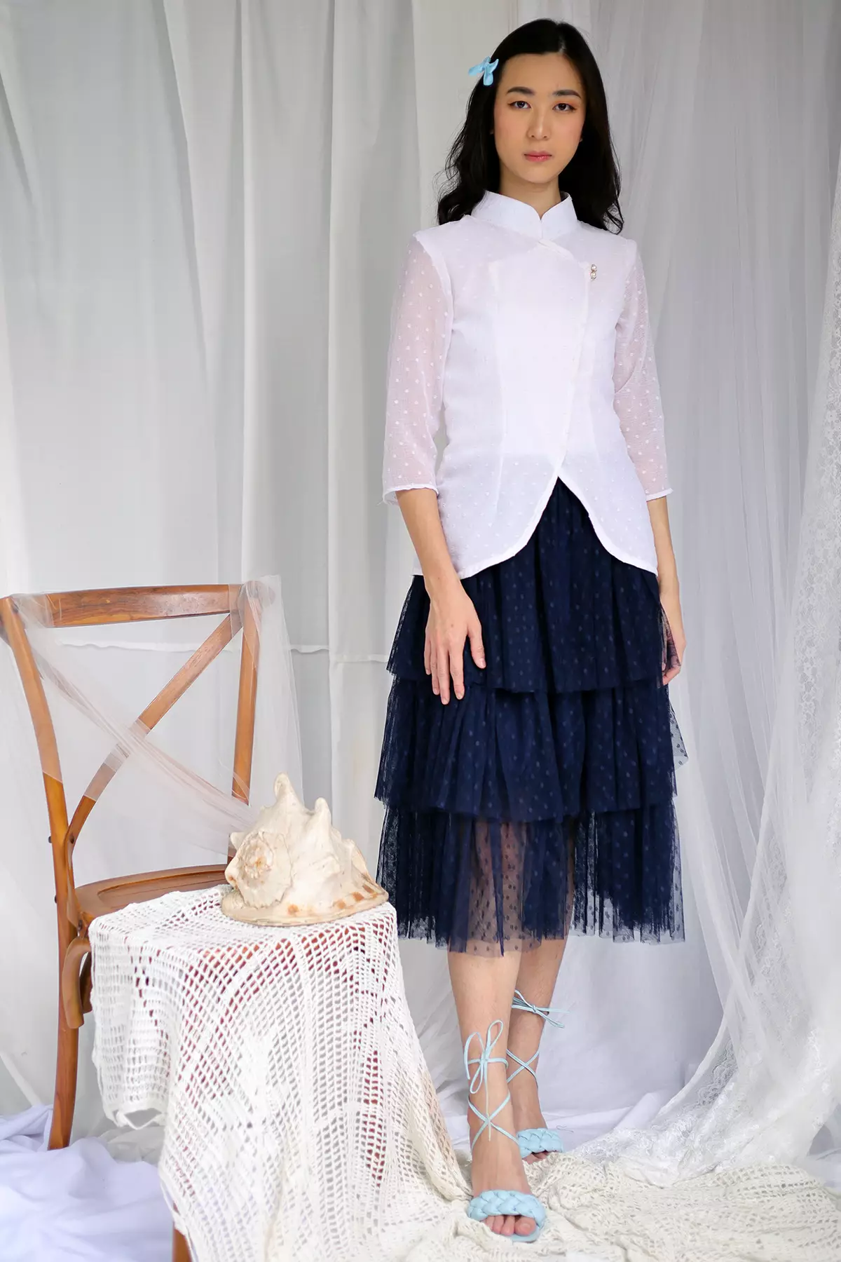 Jeng Dipha Rubiah Putih Kebaya Janggan