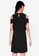 ZALORA BASICS black Ruffle Cold Shoulder Dress 62E07AABF267F6GS_2