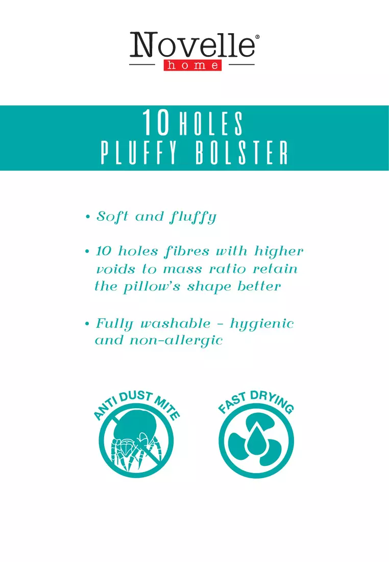 Buy Novelle Novelle 10 Holes Pluffy Bolster Online ZALORA Malaysia