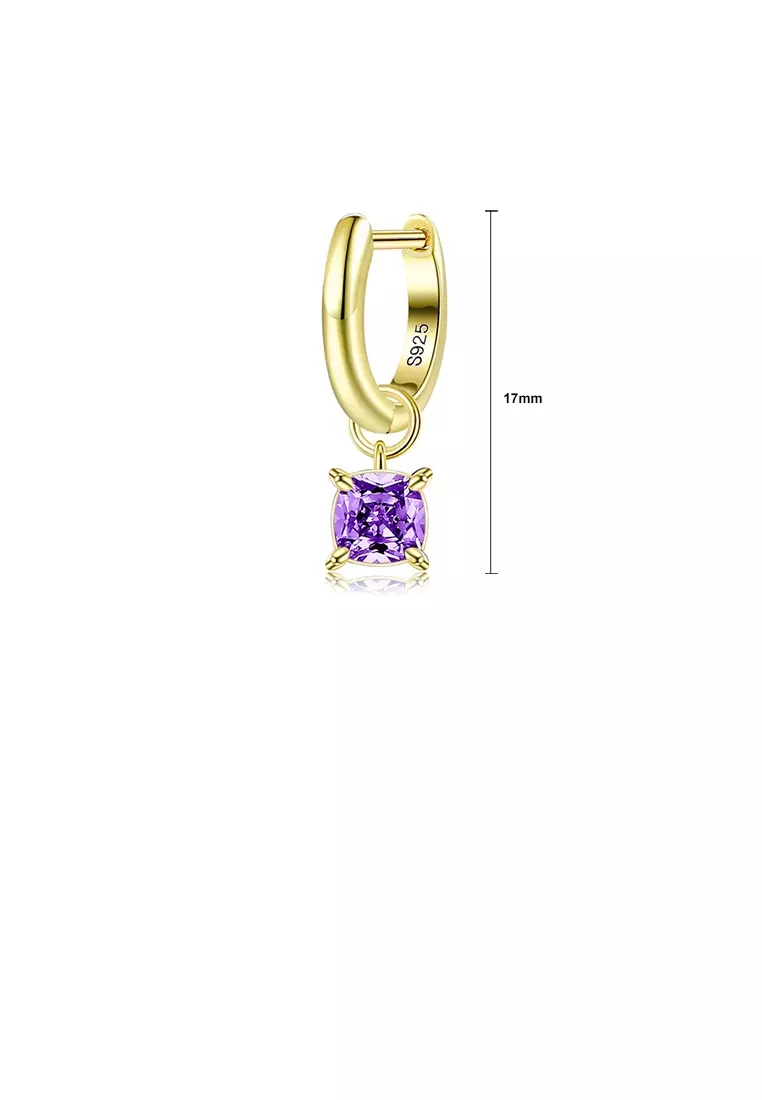 Dangle square earrings best sale