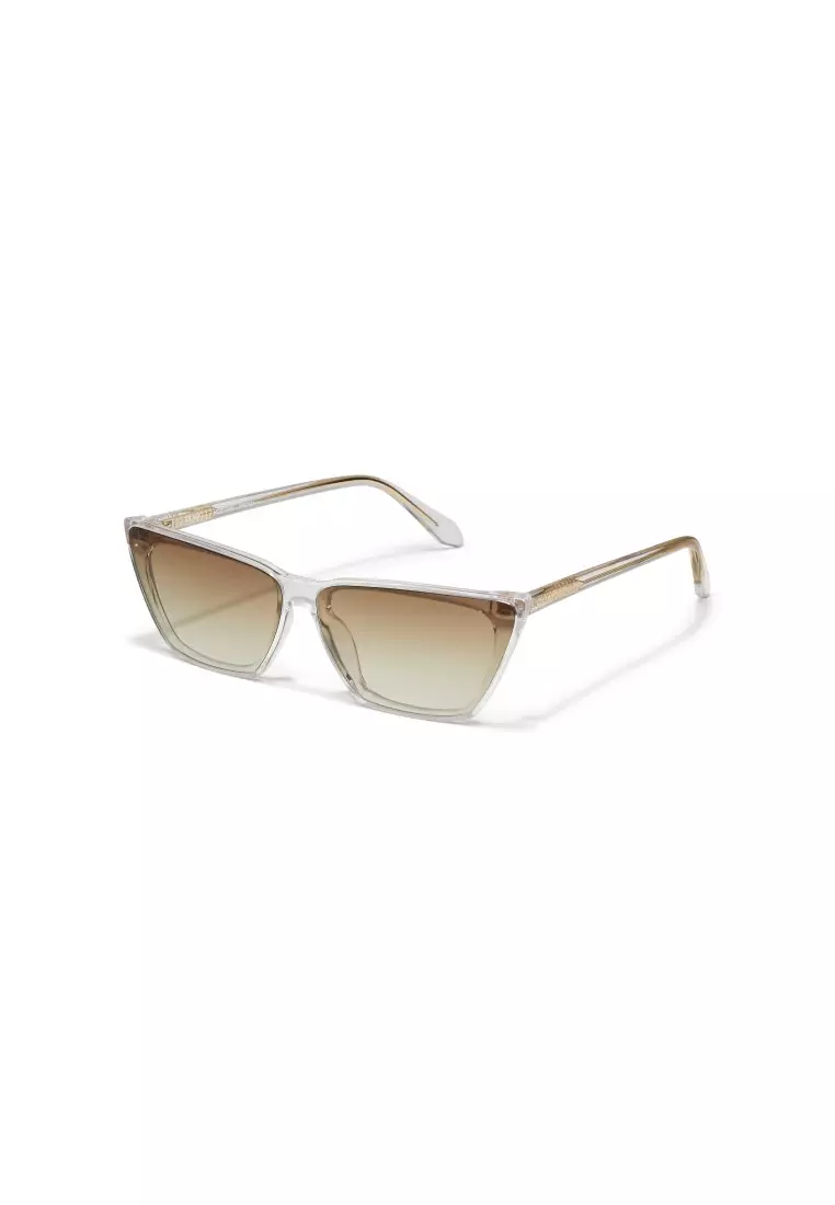 Bad Habit Sunglasses - Clear/Sepia