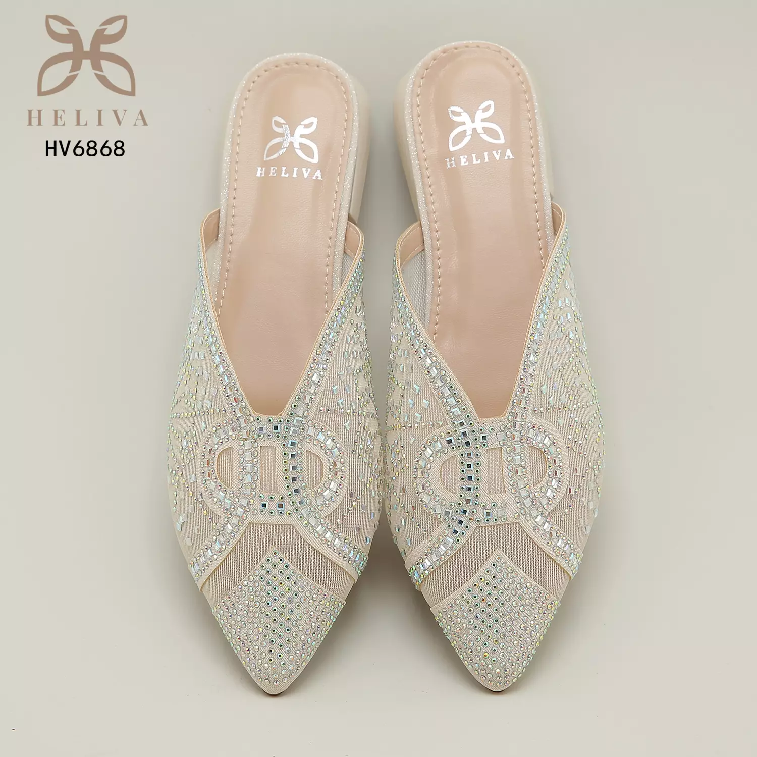 Heliva Jowy Lady Sandal Party Mesh Jewel Accessories