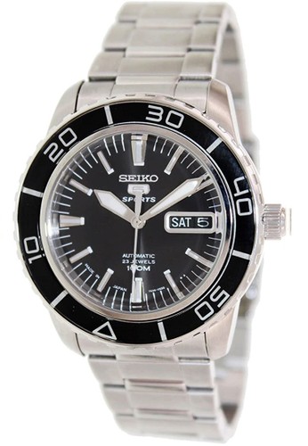 Jual Seiko Seiko 5 Automatic 23 Jewels Snzh55k1 Silver Original Zalora Indonesia