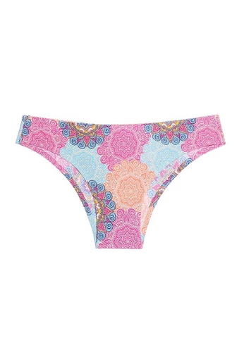 Glamorbit multi Floral Ladies Printed Thongs Panties Briefs 71F88US41B91A9GS_1