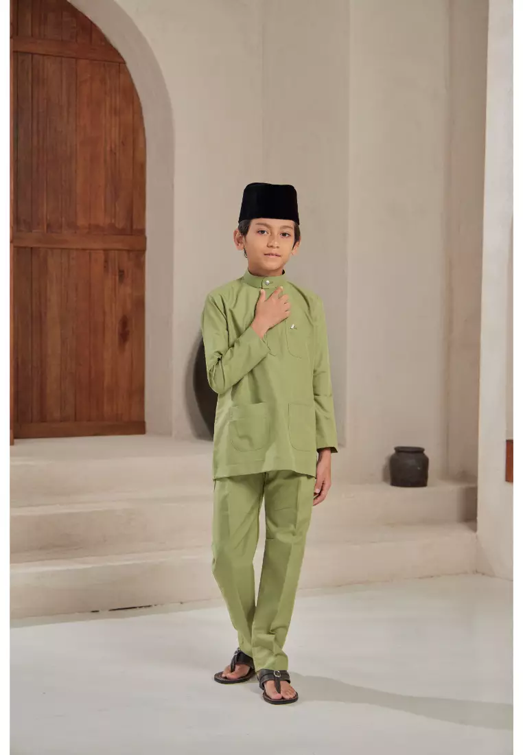Baju Melayu Moden Cekak Musang for Kids