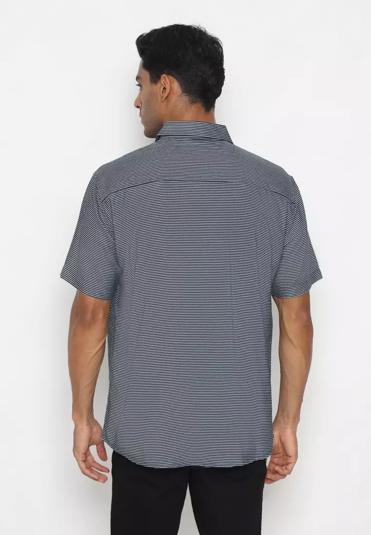 POLICE Kemeja Printing Regular Fit Pria