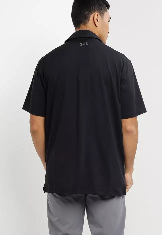 Under armour black sale polo shirt