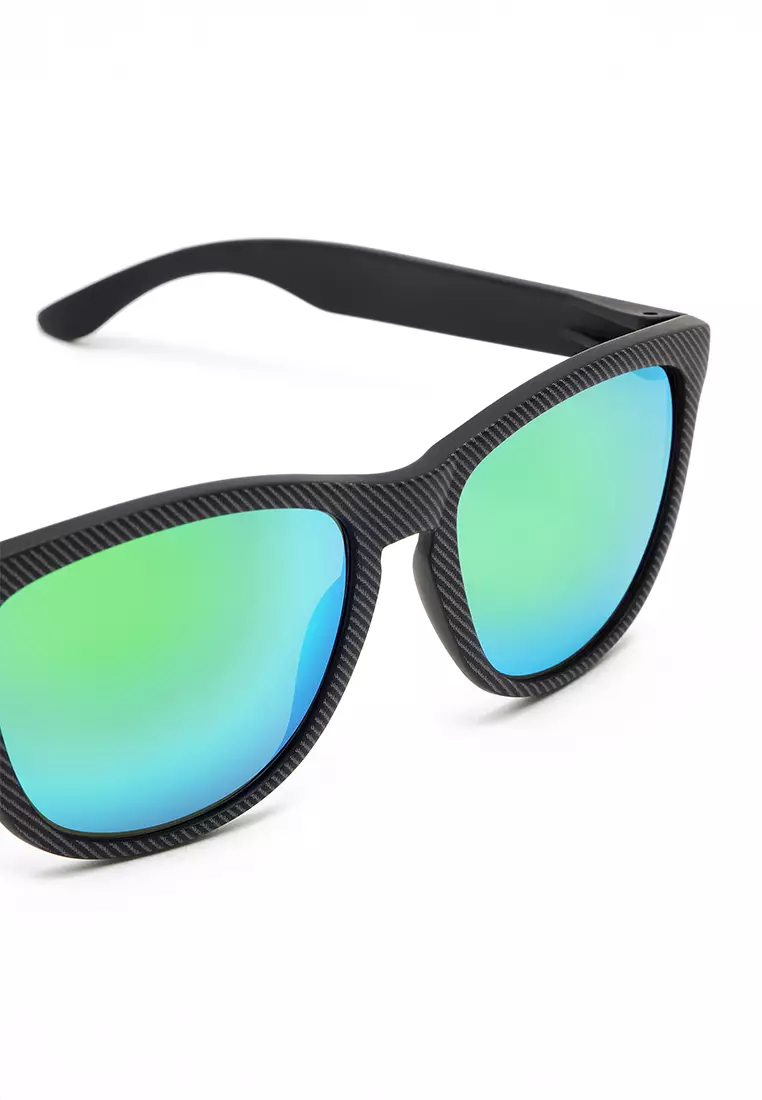 One Carbono - Polarized Black Emerald Sunglasses for Men and Women, Unisex. Official Product designed in Spain