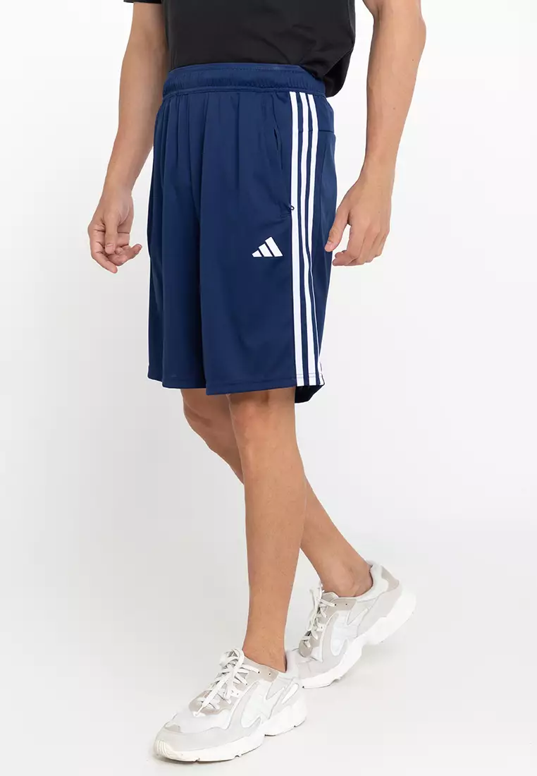 train essentials piqué 3-stripes training shorts