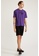 DeFacto purple Short Sleeve Round Neck Cotton Printed T-Shirt 65D07AA41ECD58GS_3