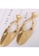 A-Excellence gold Gold Texture Abstract Design Earrings 0087EAC962B5D6GS_3