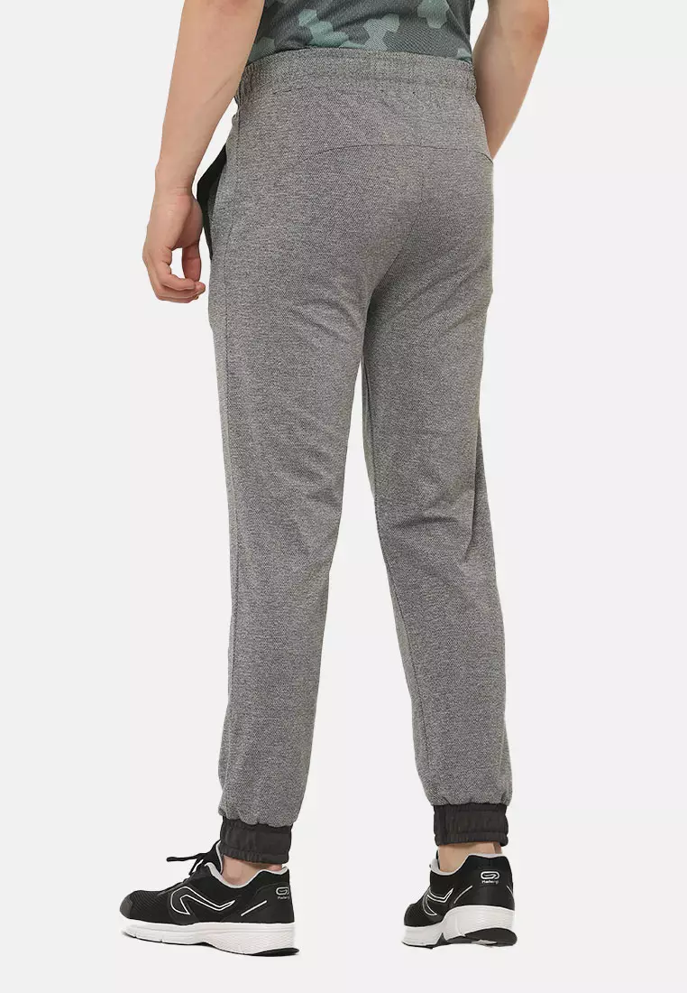 Slim Fit Grey Workout/Training Men's Pants