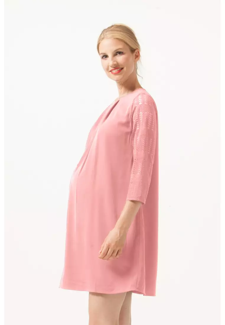 Coral on sale nursing dress