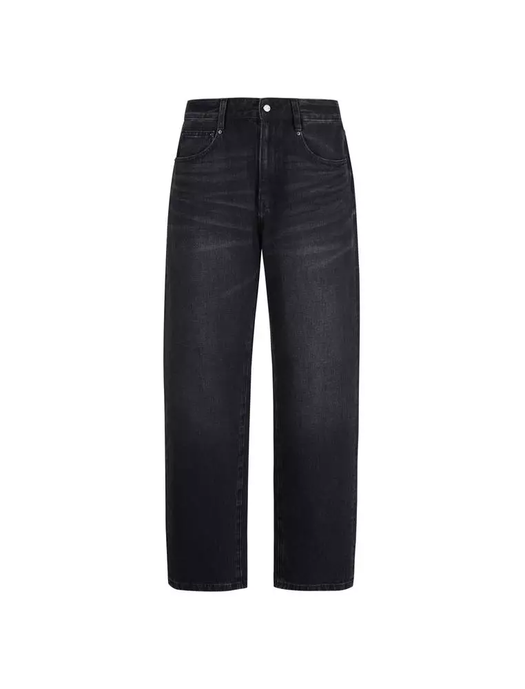 Fitted Denim Long Pants