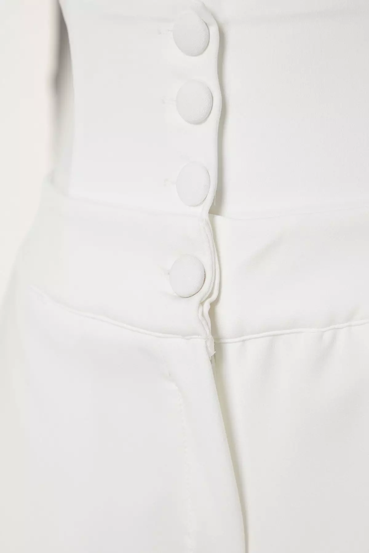 Woven Corset Detailed Trousers