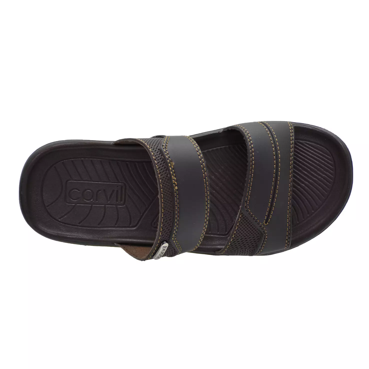 Carvil Sandal Pria Newcastle-02 M Dark Brown