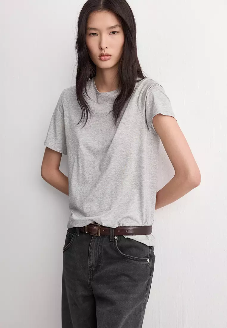 Mid-Rise Straight Jeans