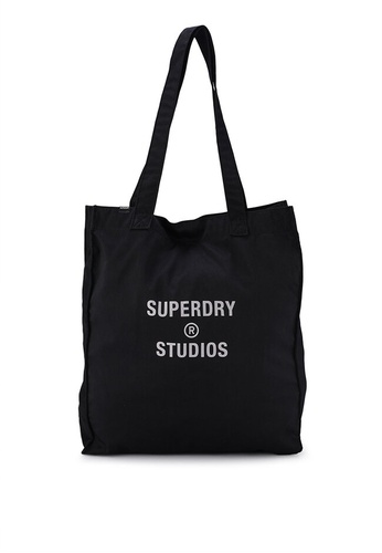SUPERDRY black Studio Shopper Bag - Superdry Studios F5FB4ACA8D5C3DGS_1