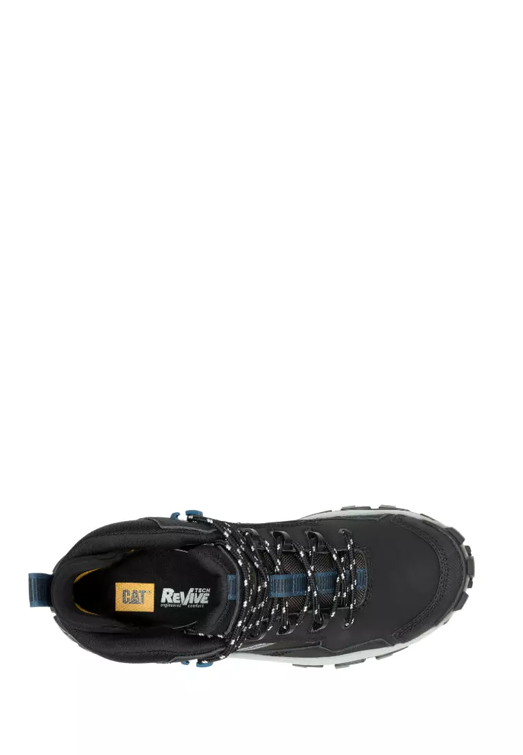 Men's Invader Mid Vent Composite Toe Work Shoes - Black (P91664) | Safety Shoes