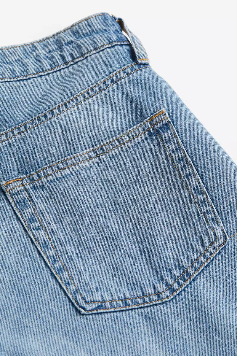 H&M Mama Solid Blue Jeans Size 8 (Maternity) - 37% off