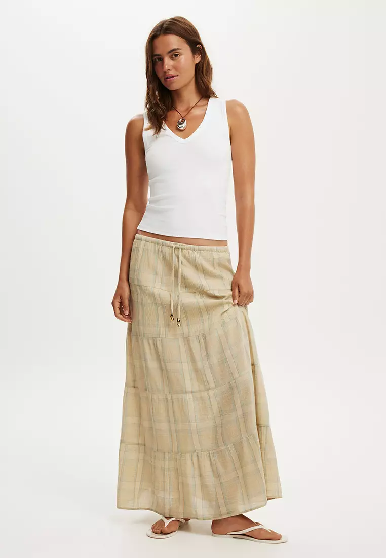 Haven Multi Tiered Maxi Skirt