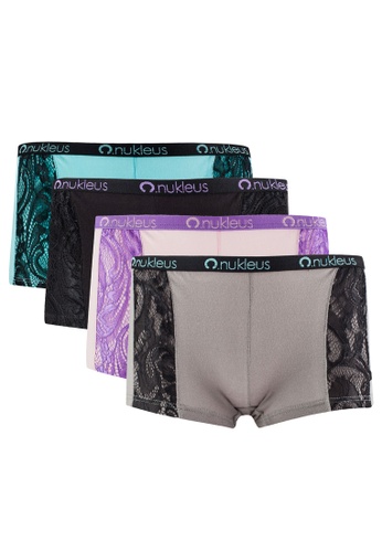 Nukleus black and grey and pink and blue More Than A Gift (Shorty) 2A245USD3154FDGS_1