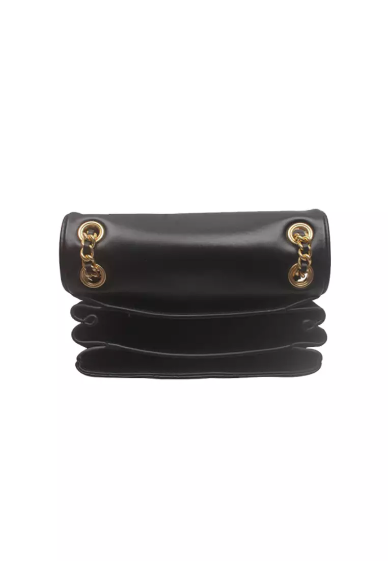 Fleming Convertible Shoulder Bag in Black 139060