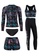 LYCKA black LNN2204 Korean Lady Long Sleeve Rush Guard Swimwear Black 2F87FUSDC3DA12GS_1