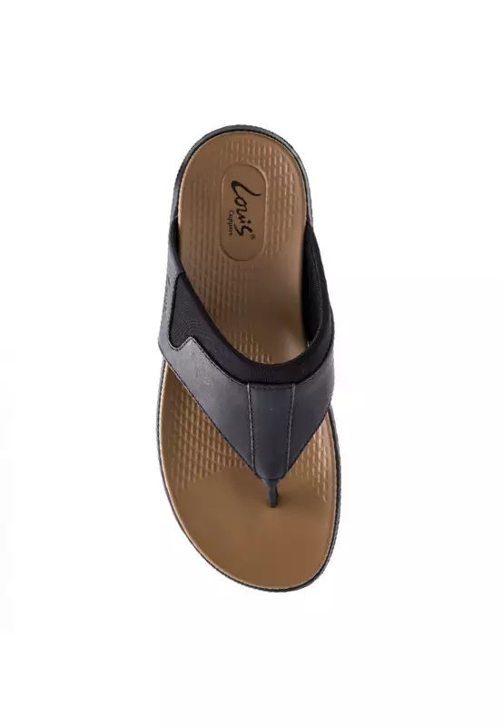 Men Slip On Faux Leather Classic Casual Sandals - 250141254