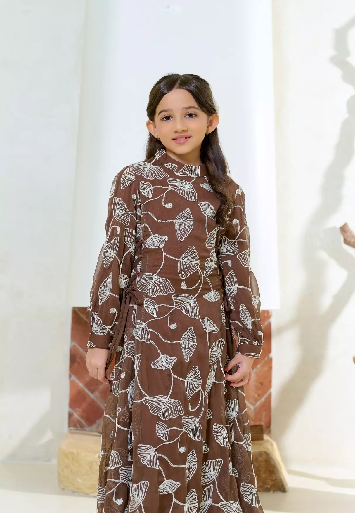 Zakiyya Dress - Coffee Kids
