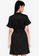 ZALORA BASICS black Shirt Dress with Tie 3C5FFAA07820FAGS_2