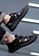 Twenty Eight Shoes black VANSA Strips Leather Sandals VSM-S36602 E7853SH7592507GS_6