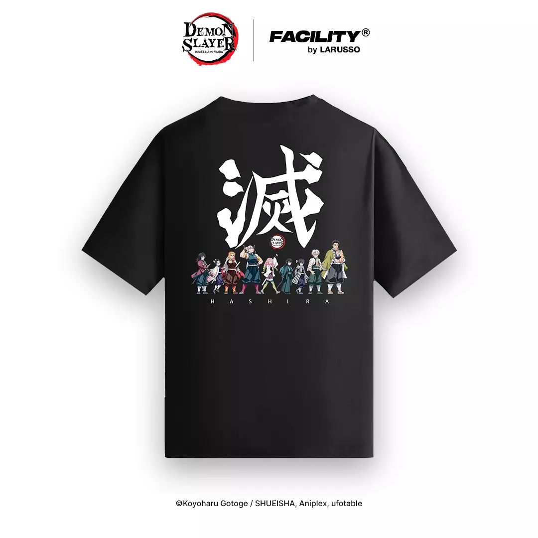 FACILITY Demon Slayer - Hashira Tee - Black