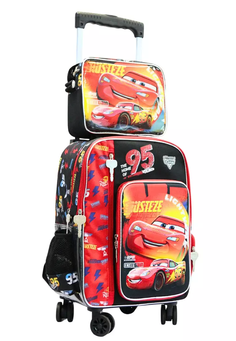 Lightning mcqueen school bag top