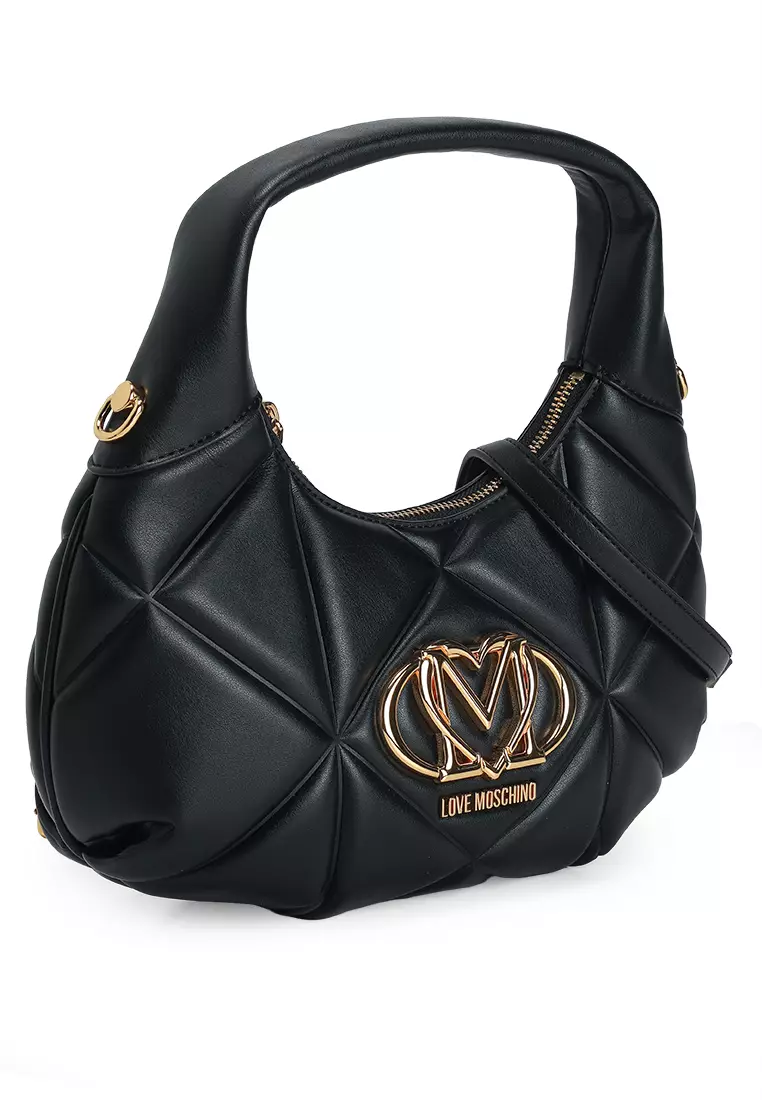 Embossed Quilted Hobo Bag (nt)