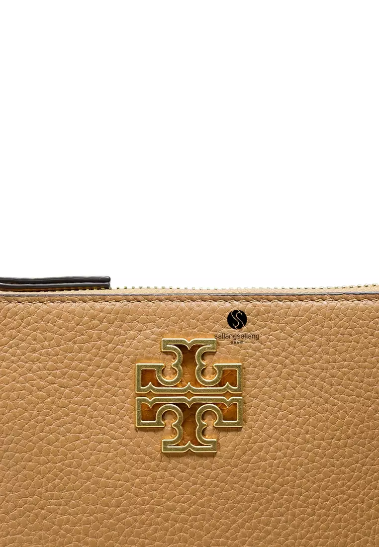 Tory burch britten large zip pouch discount