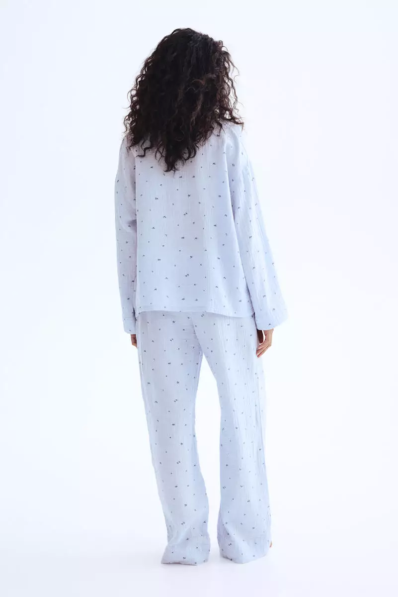 Cotton muslin pyjamas