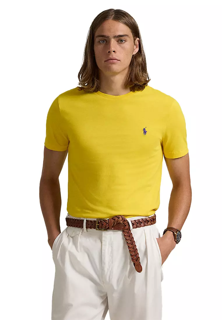 Custom Slim Fit Jersey Crewneck T-Shirt