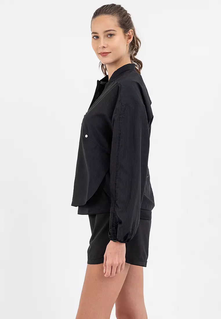 未使用　NAGINO RUN ADJUSTABLE JACKET Asics] Running Wear NAGINO Running Adjustable Jacket