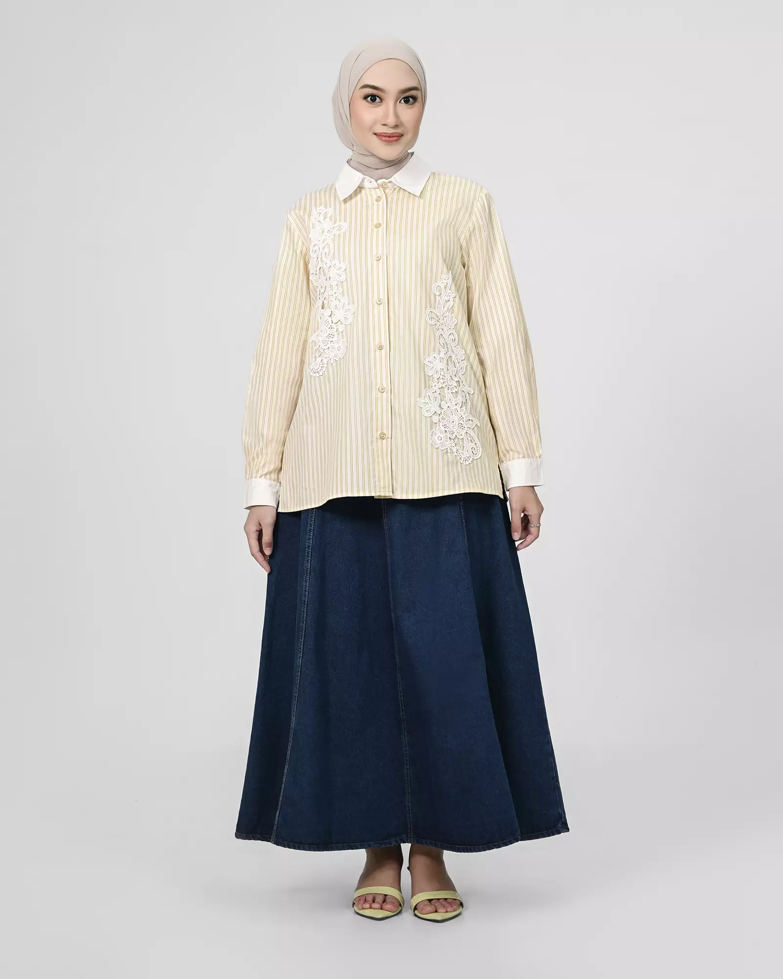 Geulis.id SHEA SHIRT - BEIGE