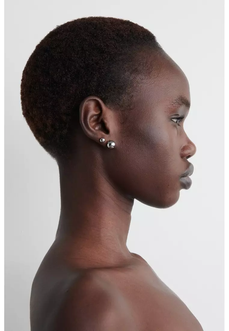 【AREA】 Crystal Stud カチューシャ VIS(ビス) / メタルドットサテンカチューシャ (ヘアアクセサリー