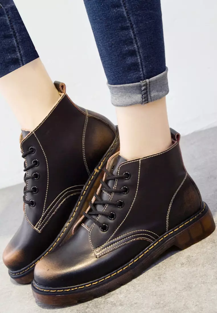 Martin discount boots leather