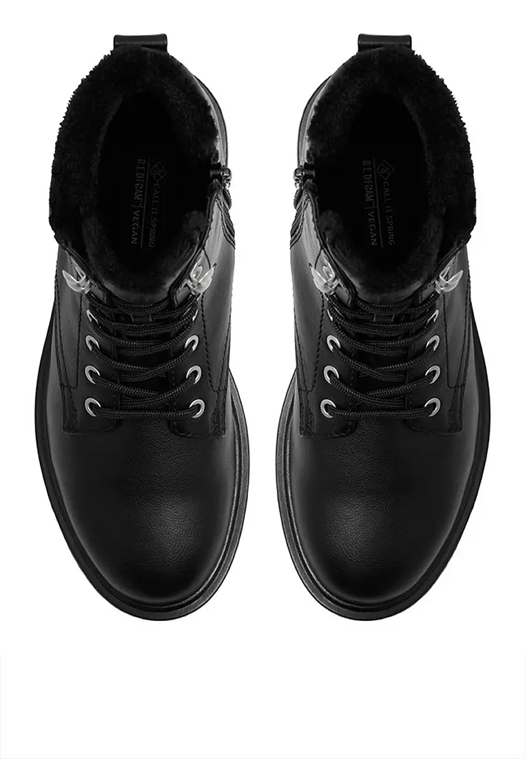 Carolyne Winter Lace Up Boots