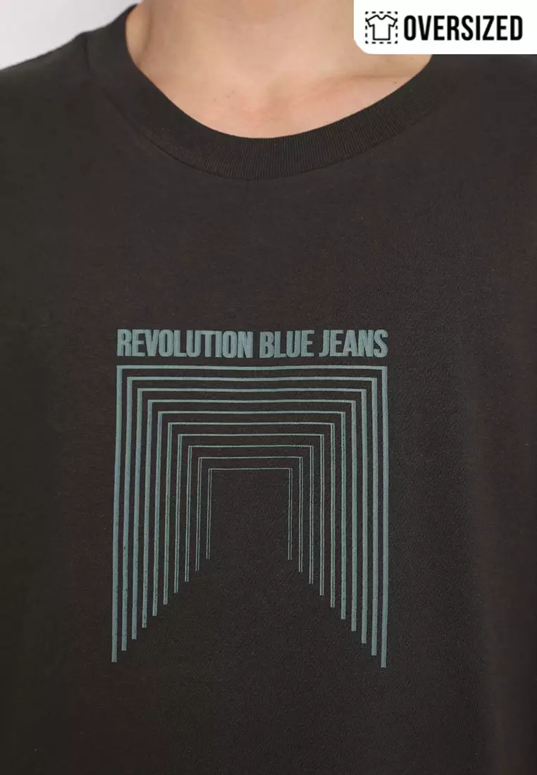 RBJ T-Shirt Cotton Oversized Pria 2079131711