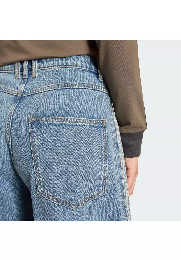 Lifestyle HIGH RISE BARREL LEG DENIM PANT Women Blue KQ6476