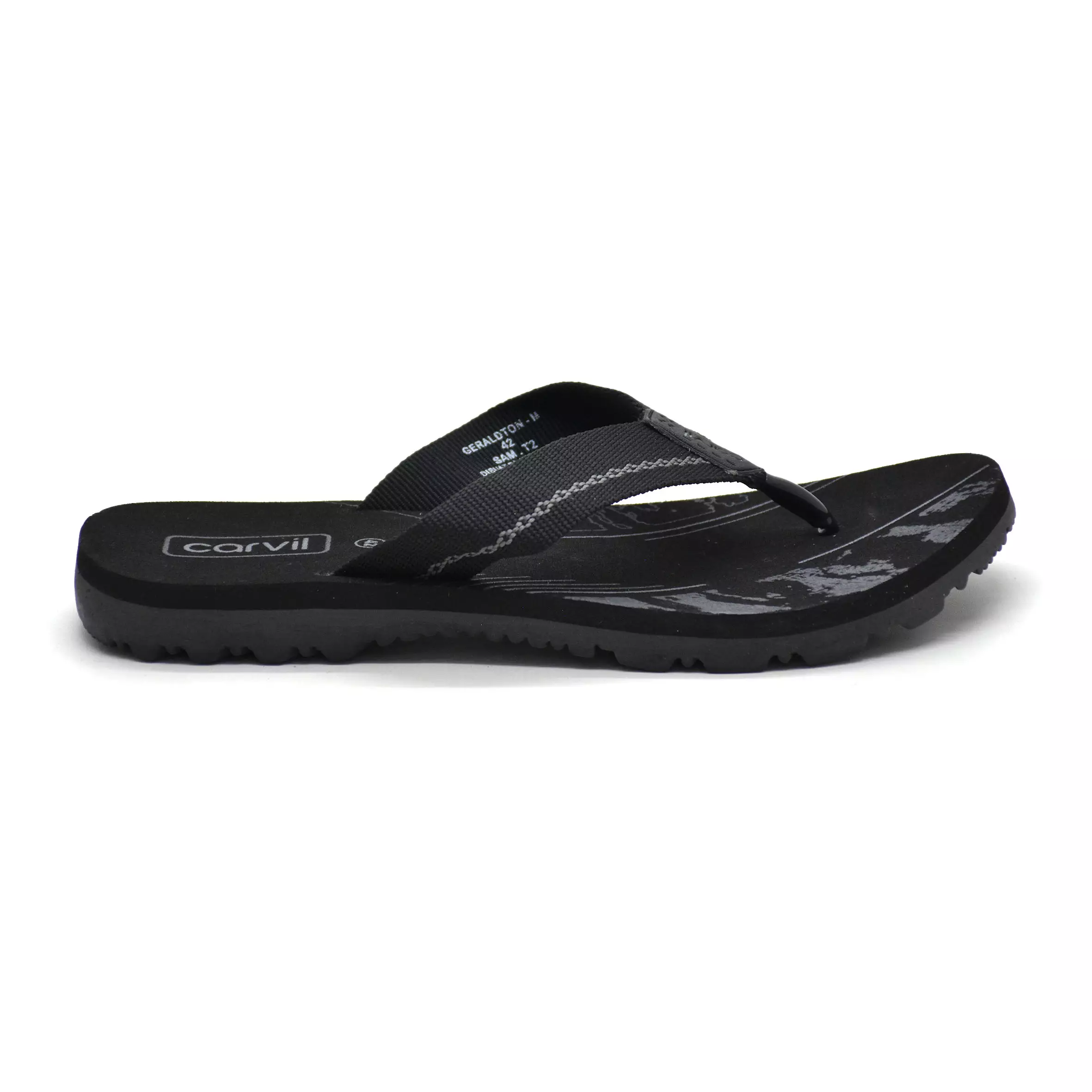 Carvil Sandal Pria Geraldton-M Black/Grey