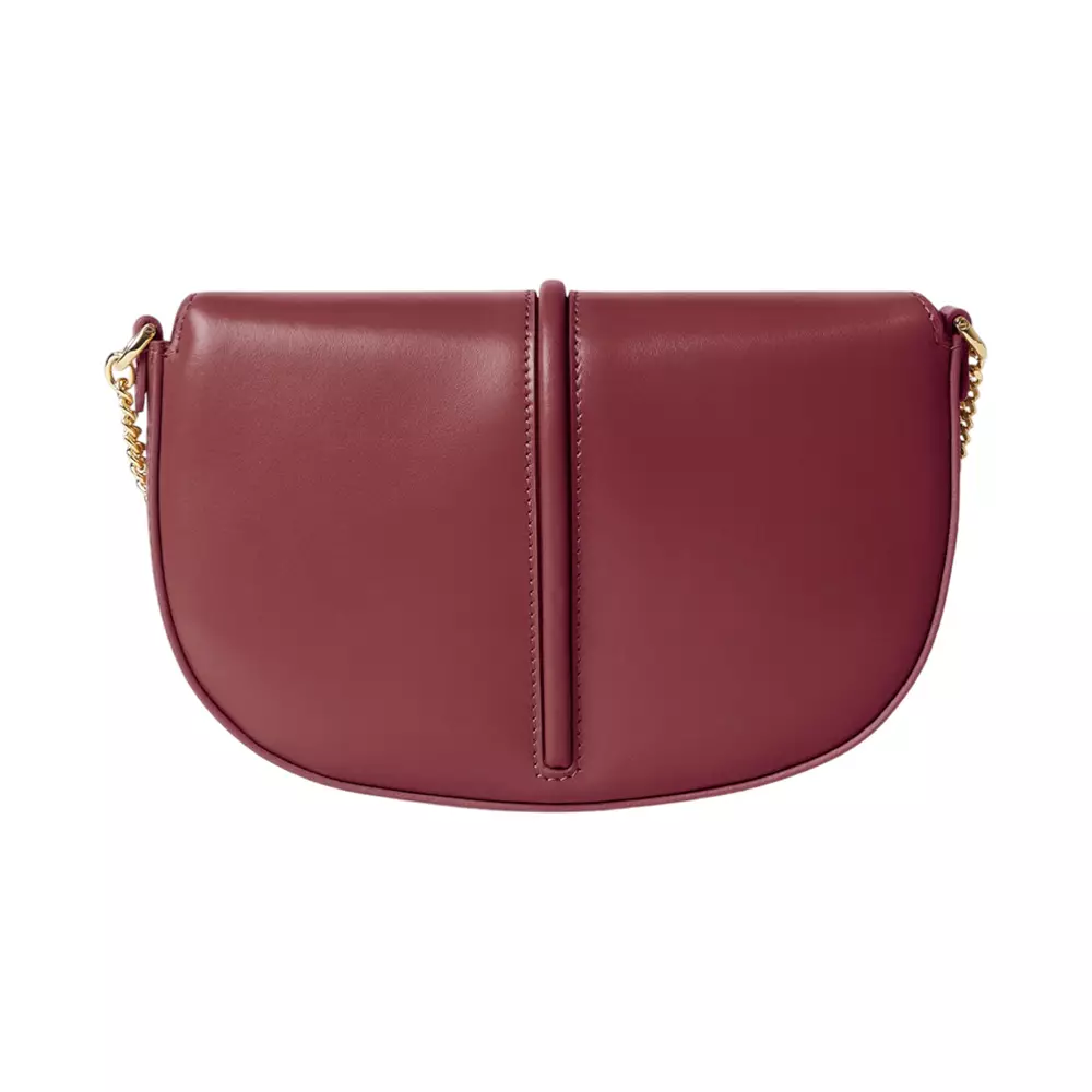 F'graphy Wallet On Chain Leather Burgundy Ghw