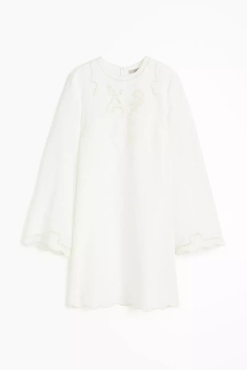 Buy H&M Linenblend dress Online ZALORA Malaysia