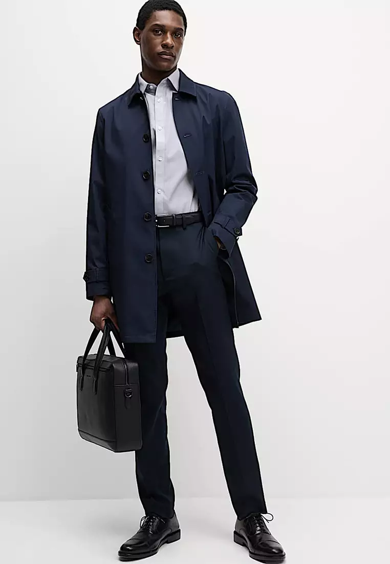 Regular Fit Easy Iron Cotton Blend Shirt