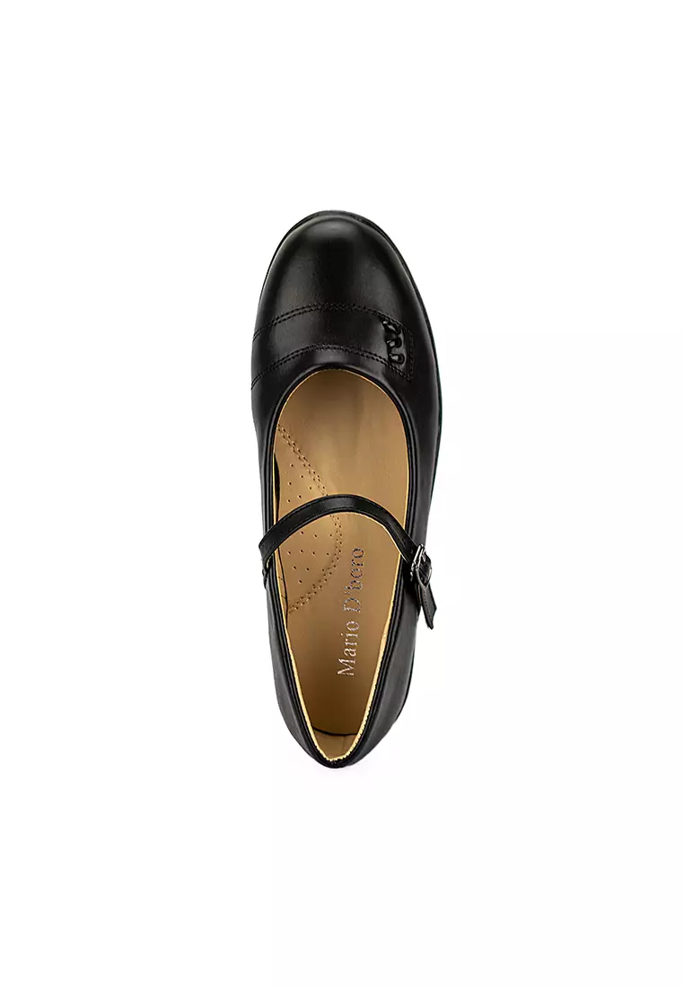Women's Flats School Shoes LW 23217 Black C24 C40